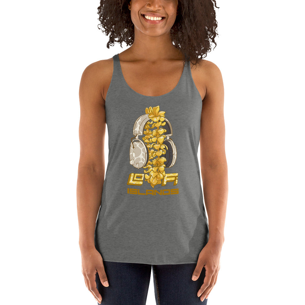 Headphone Lei Women's Racerback Tank