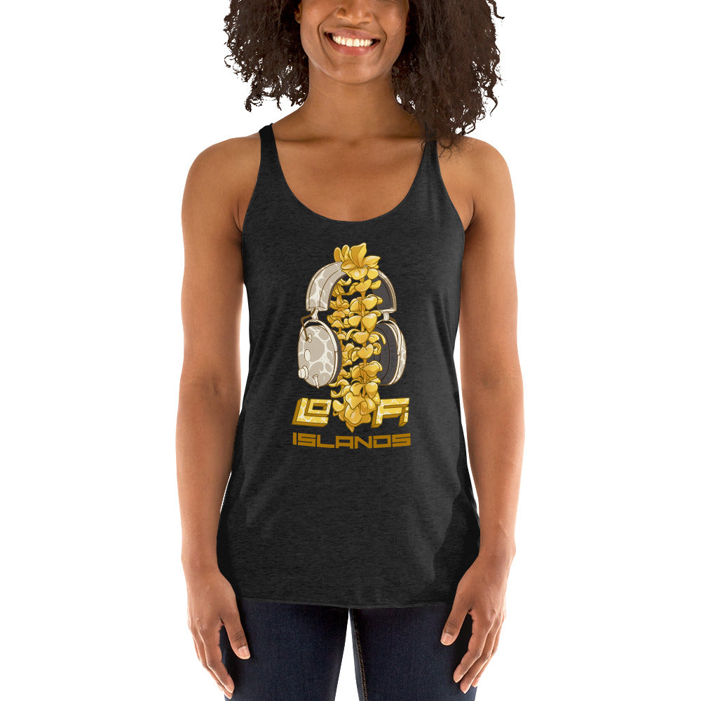 Headphone Lei Women's Racerback Tank