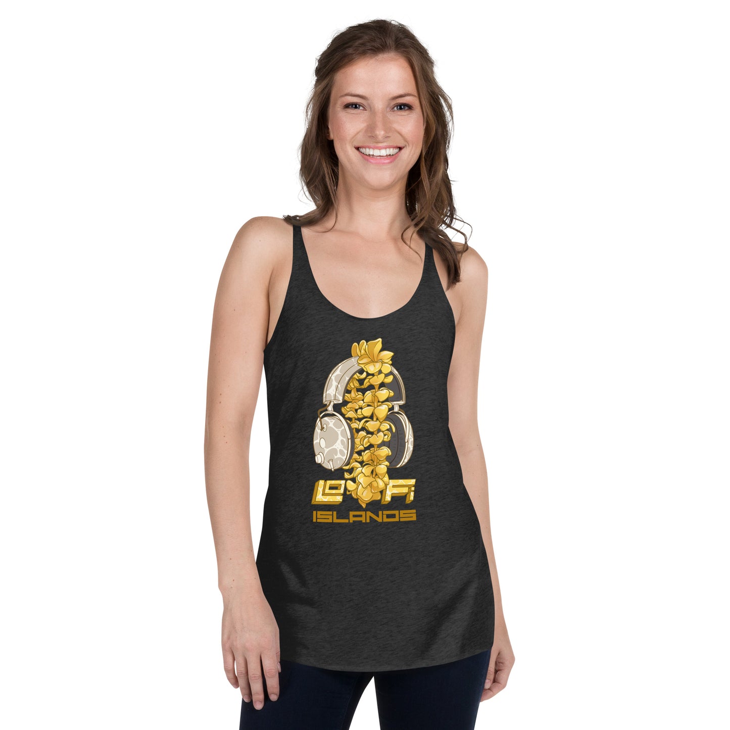 Headphone Lei Women's Racerback Tank