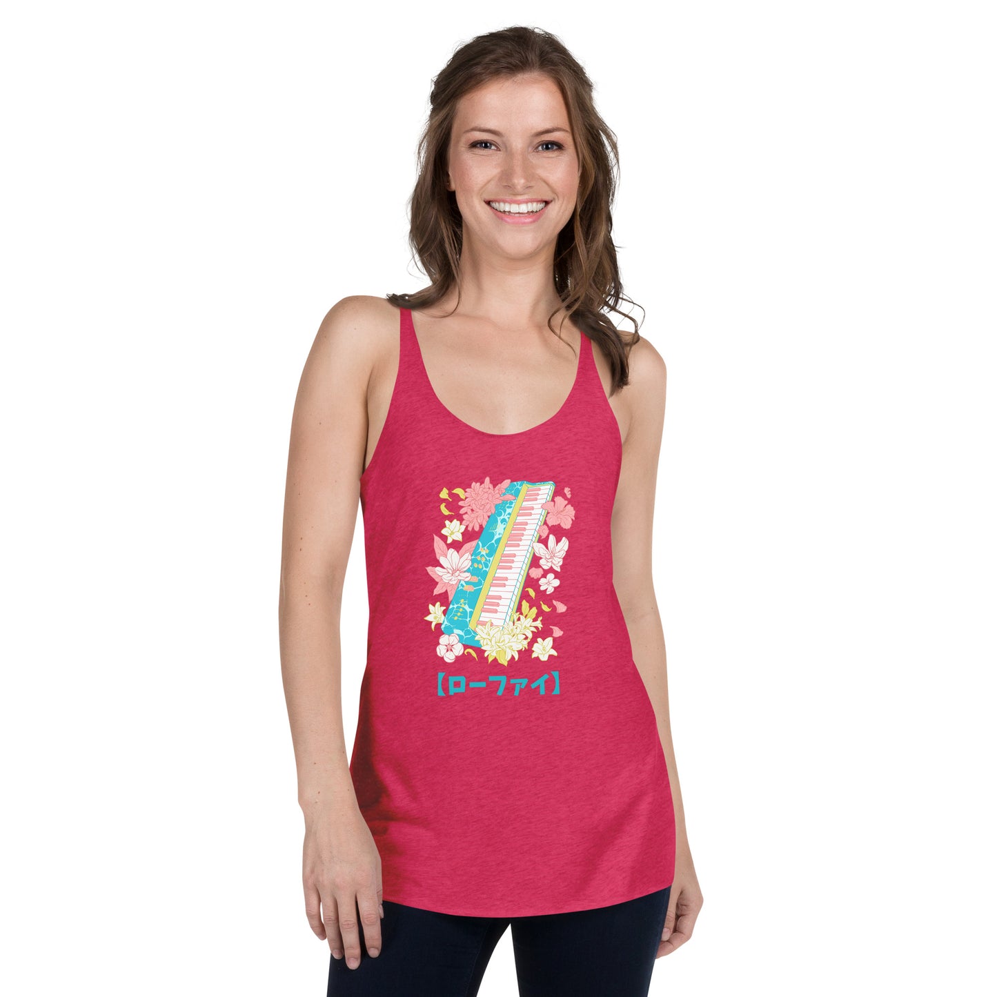 Island Keyboard Women's Racerback Tank