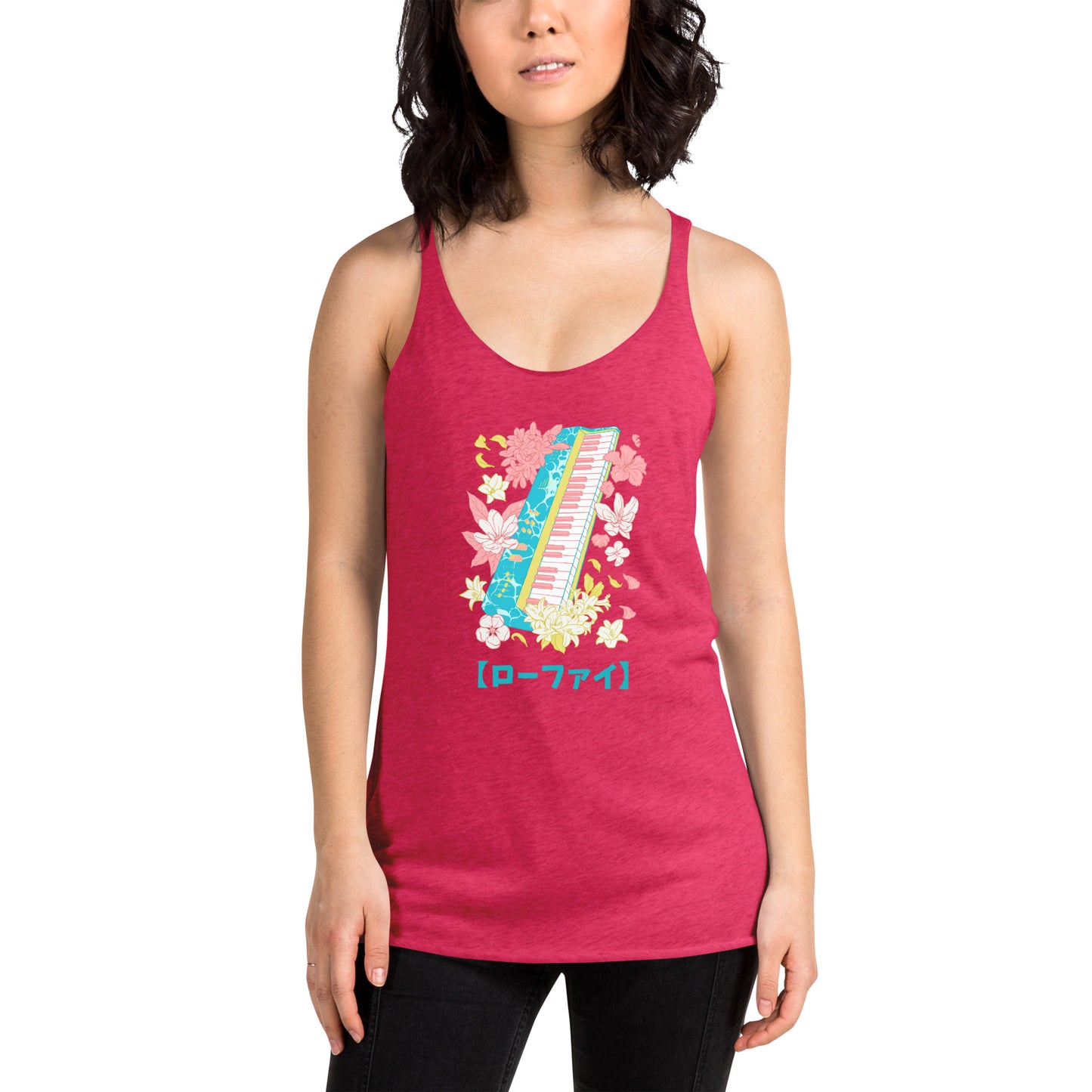 Island Keyboard Women's Racerback Tank