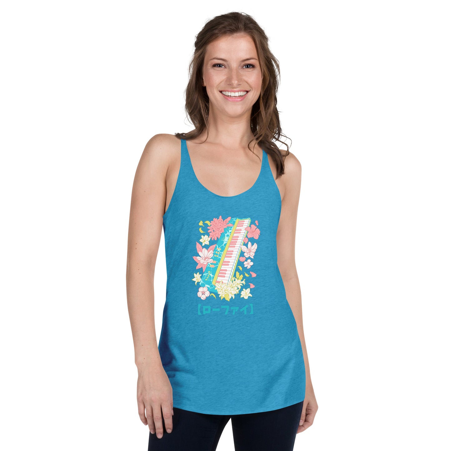 Island Keyboard Women's Racerback Tank