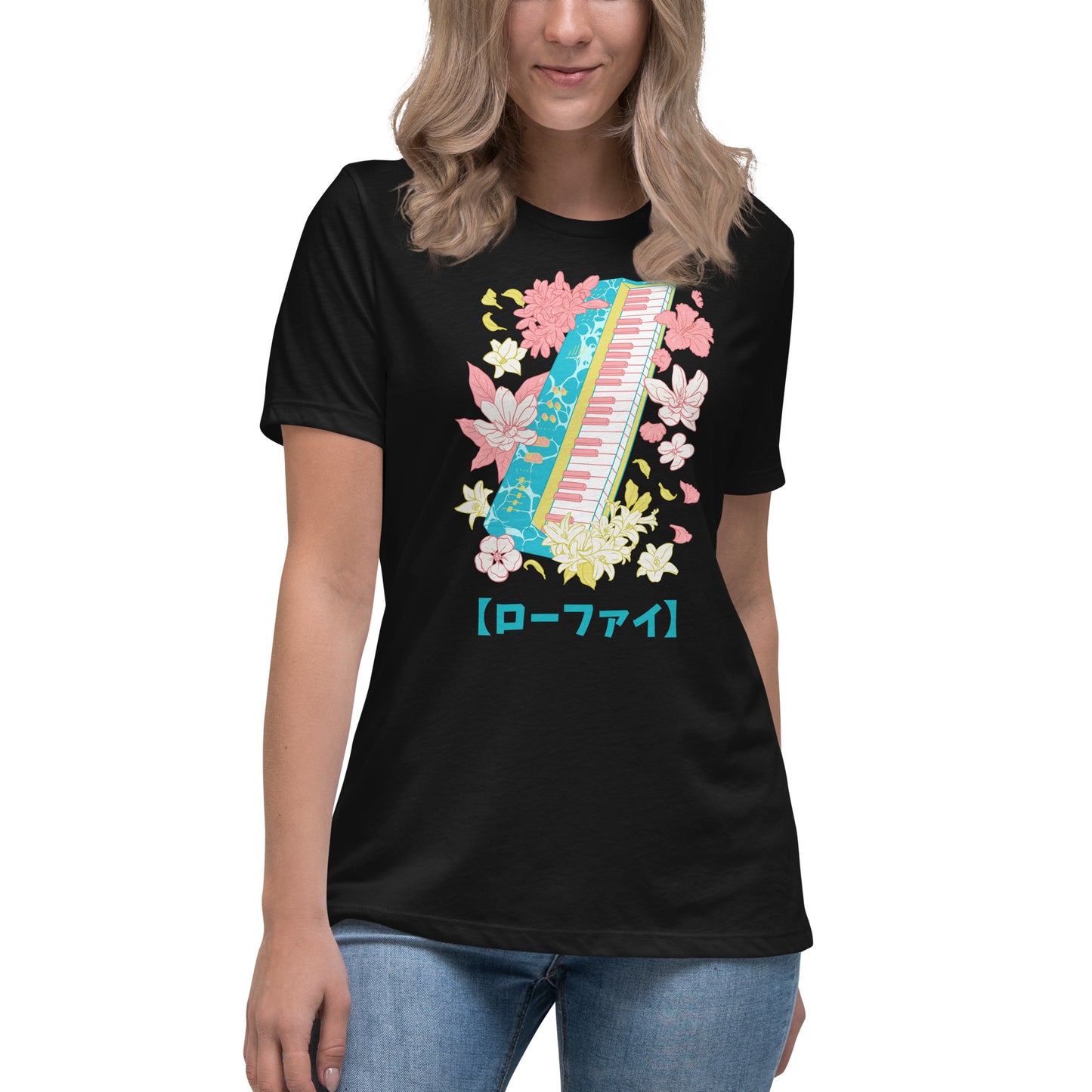 Lo-Fi Islands Keyboard Women's Relaxed T-Shirt