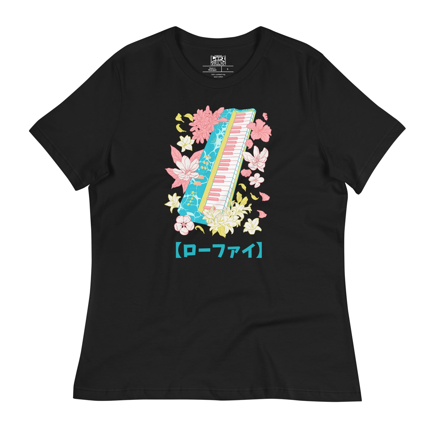 Lo-Fi Islands Keyboard Women's Relaxed T-Shirt