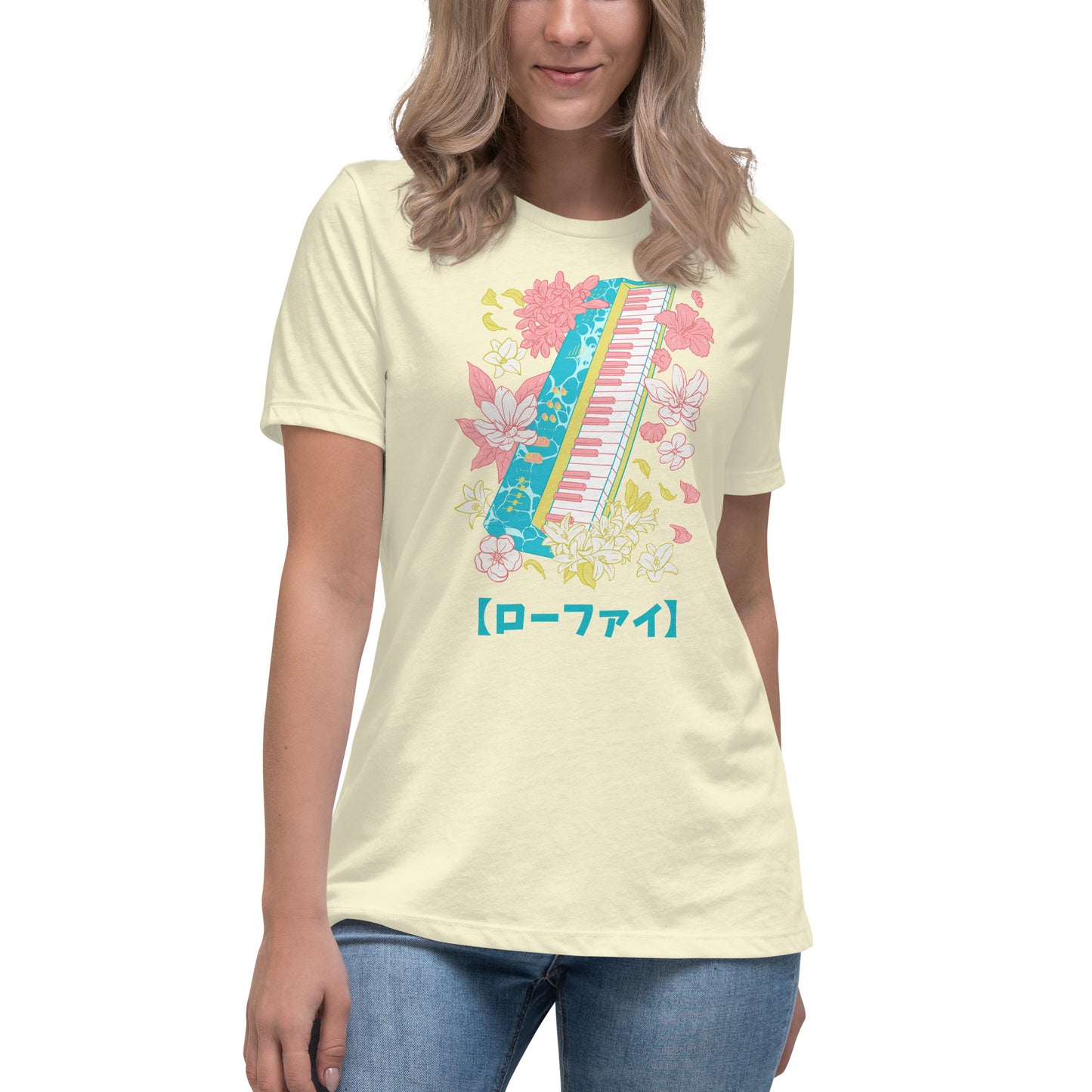 Lo-Fi Islands Keyboard Women's Relaxed T-Shirt