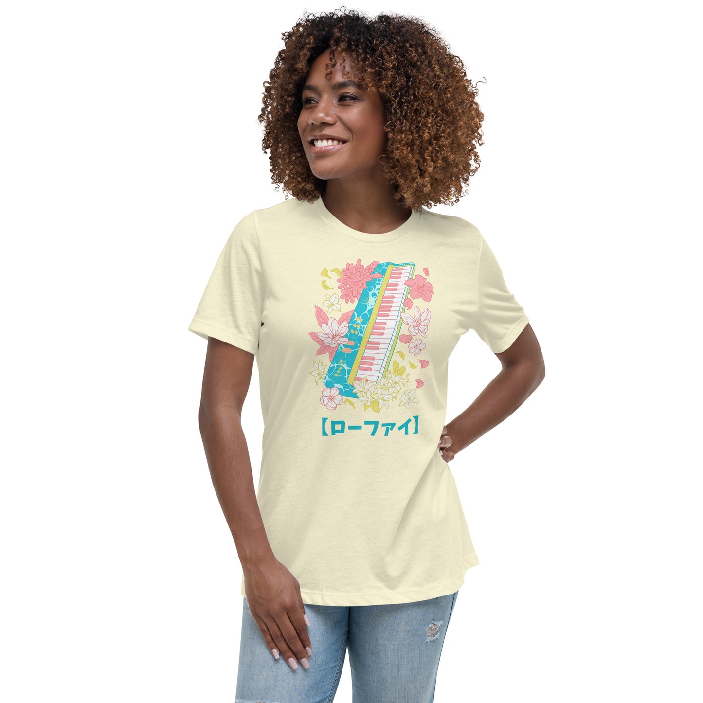 Lo-Fi Islands Keyboard Women's Relaxed T-Shirt