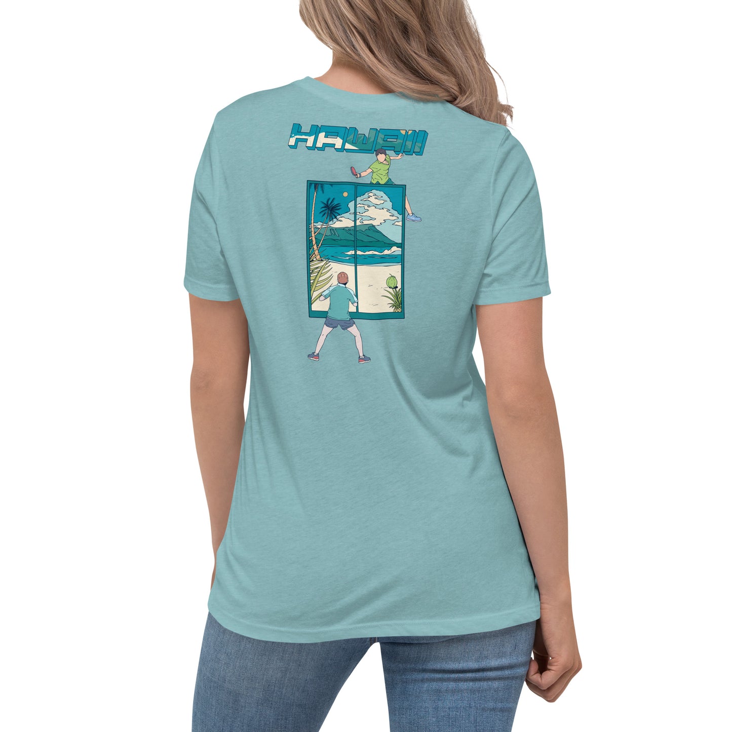 Hawaii Table Tennis Women's Relaxed T-Shirt