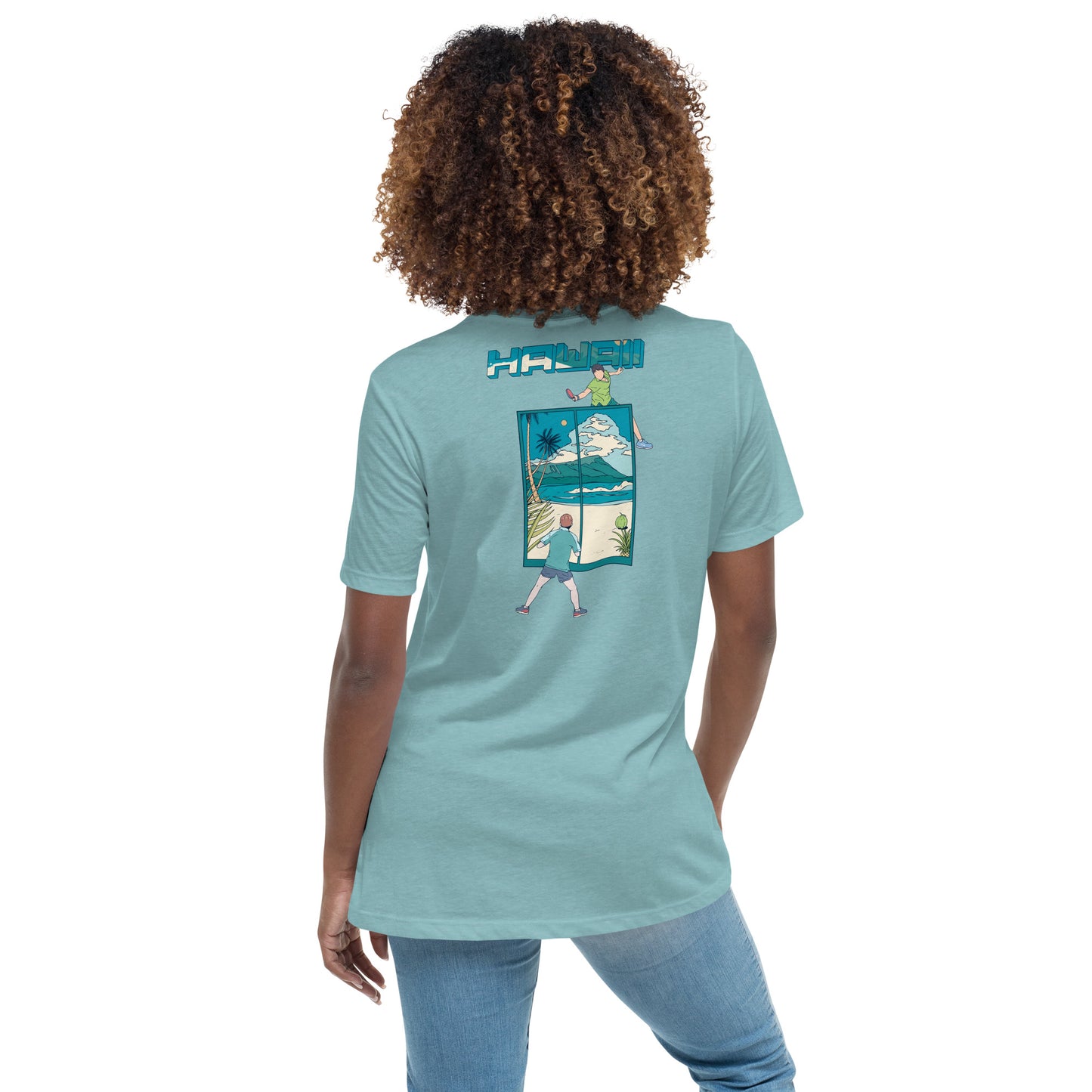 Hawaii Table Tennis Women's Relaxed T-Shirt