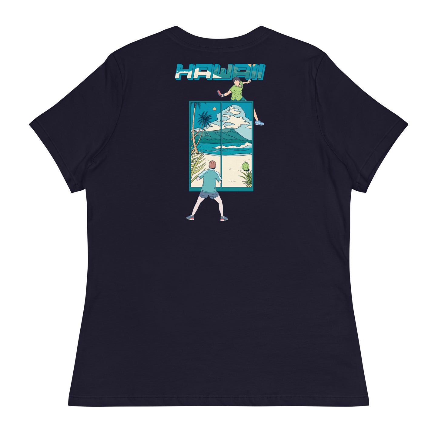 Hawaii Table Tennis Women's Relaxed T-Shirt