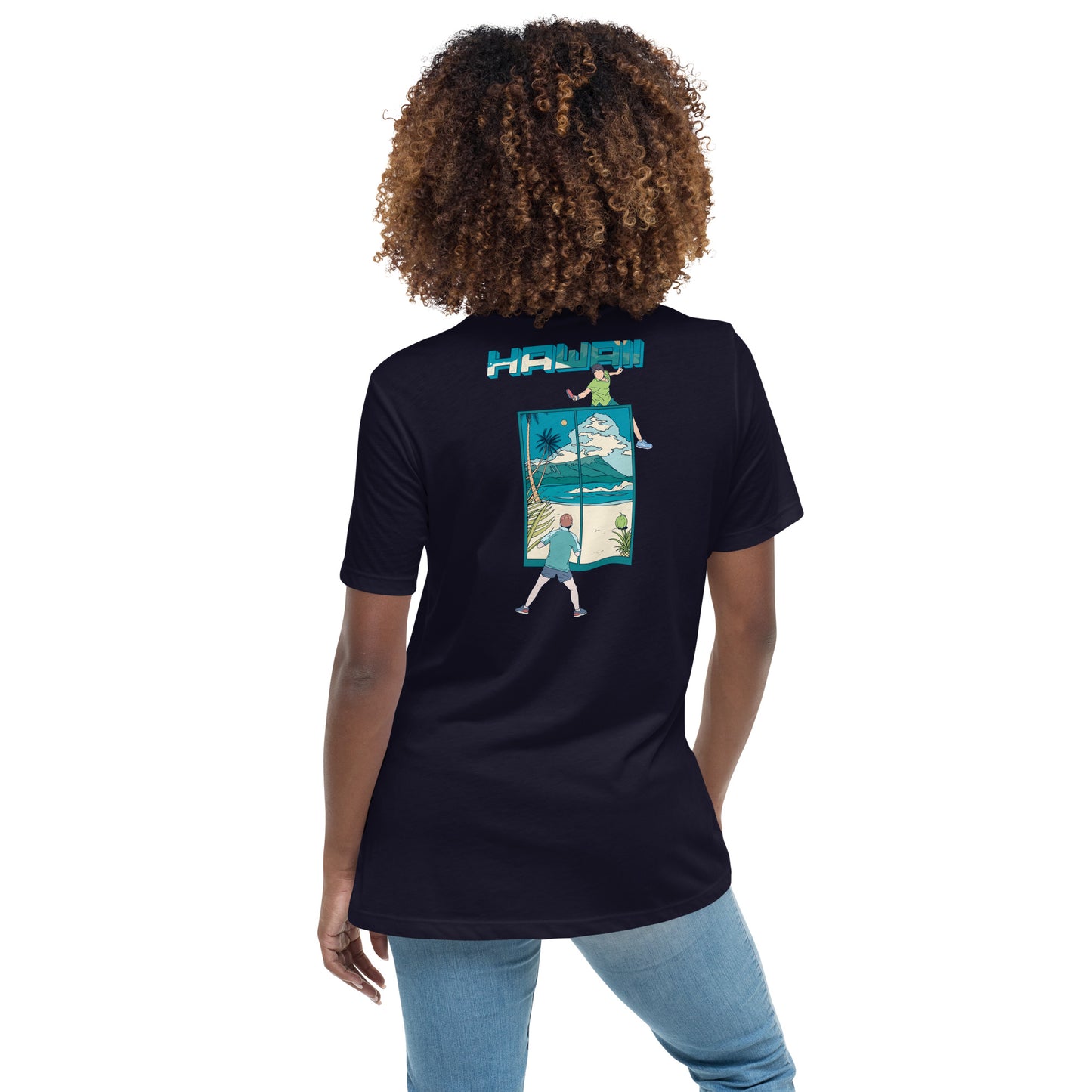 Hawaii Table Tennis Women's Relaxed T-Shirt