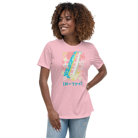 Lo-Fi Islands Keyboard Women's Relaxed T-Shirt