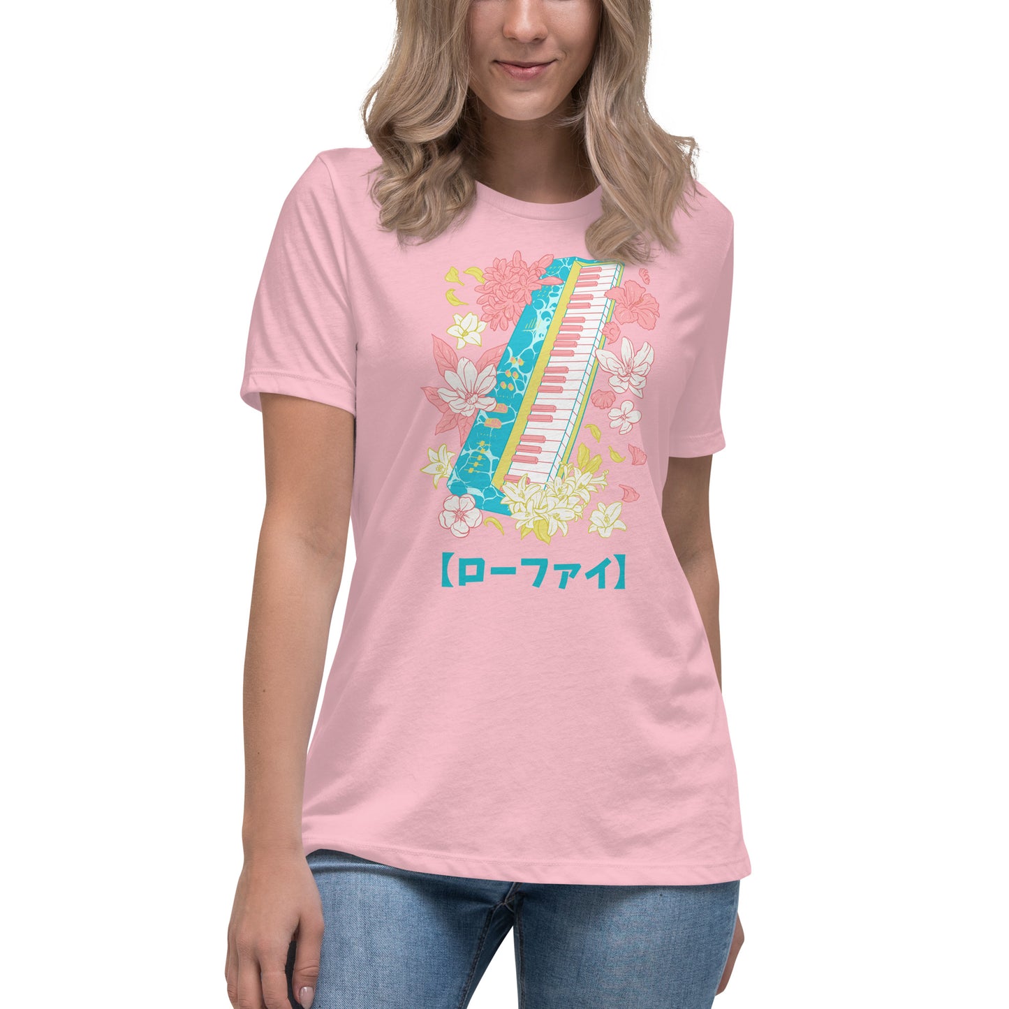 Lo-Fi Islands Keyboard Women's Relaxed T-Shirt