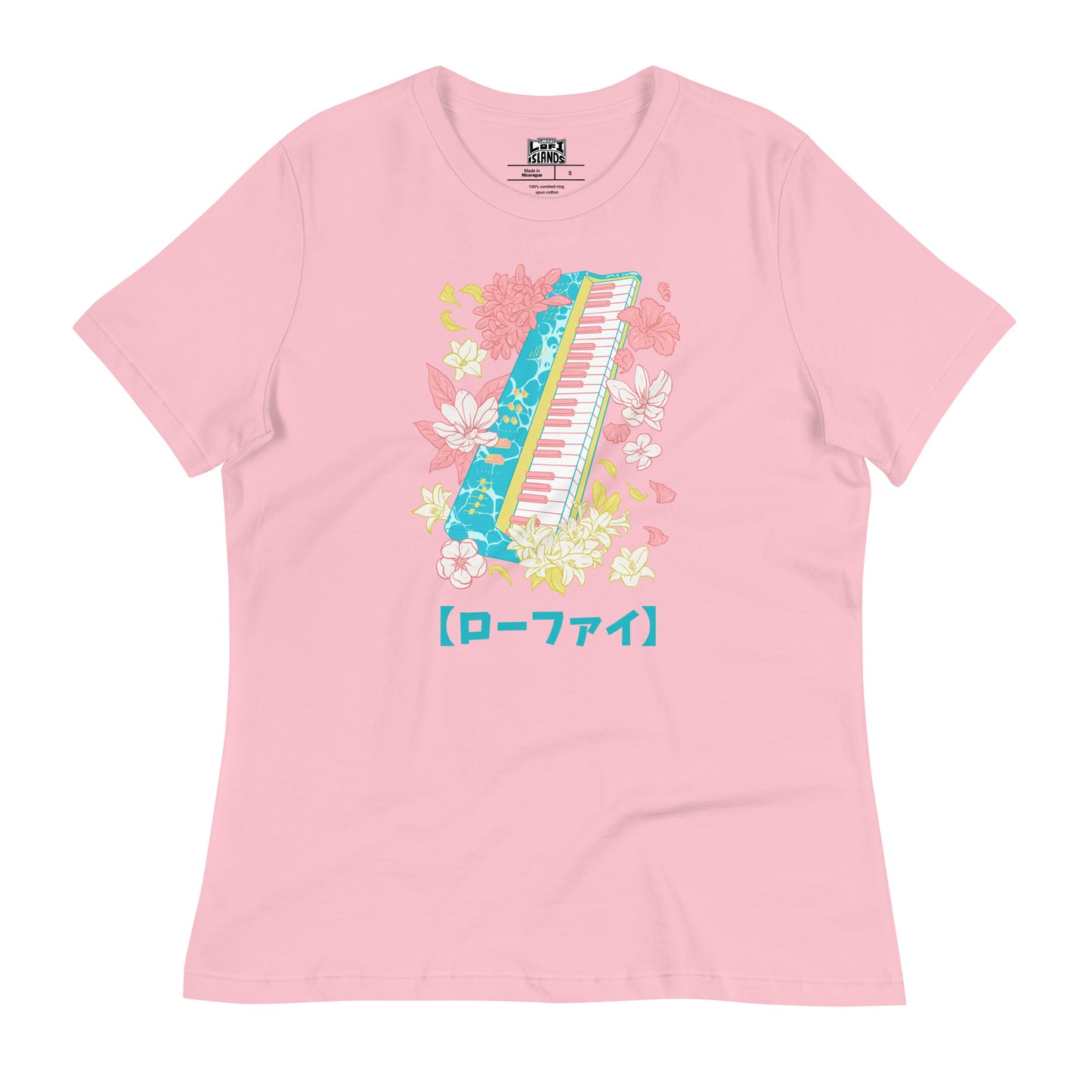 Lo-Fi Islands Keyboard Women's Relaxed T-Shirt