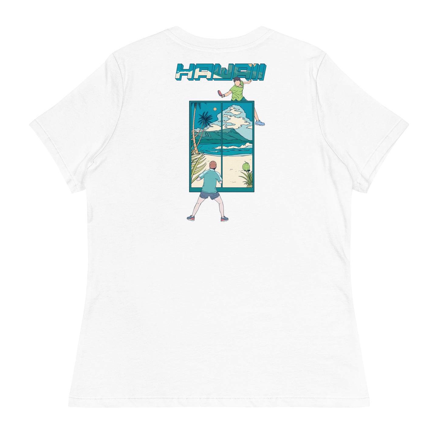 Hawaii Table Tennis Women's Relaxed T-Shirt