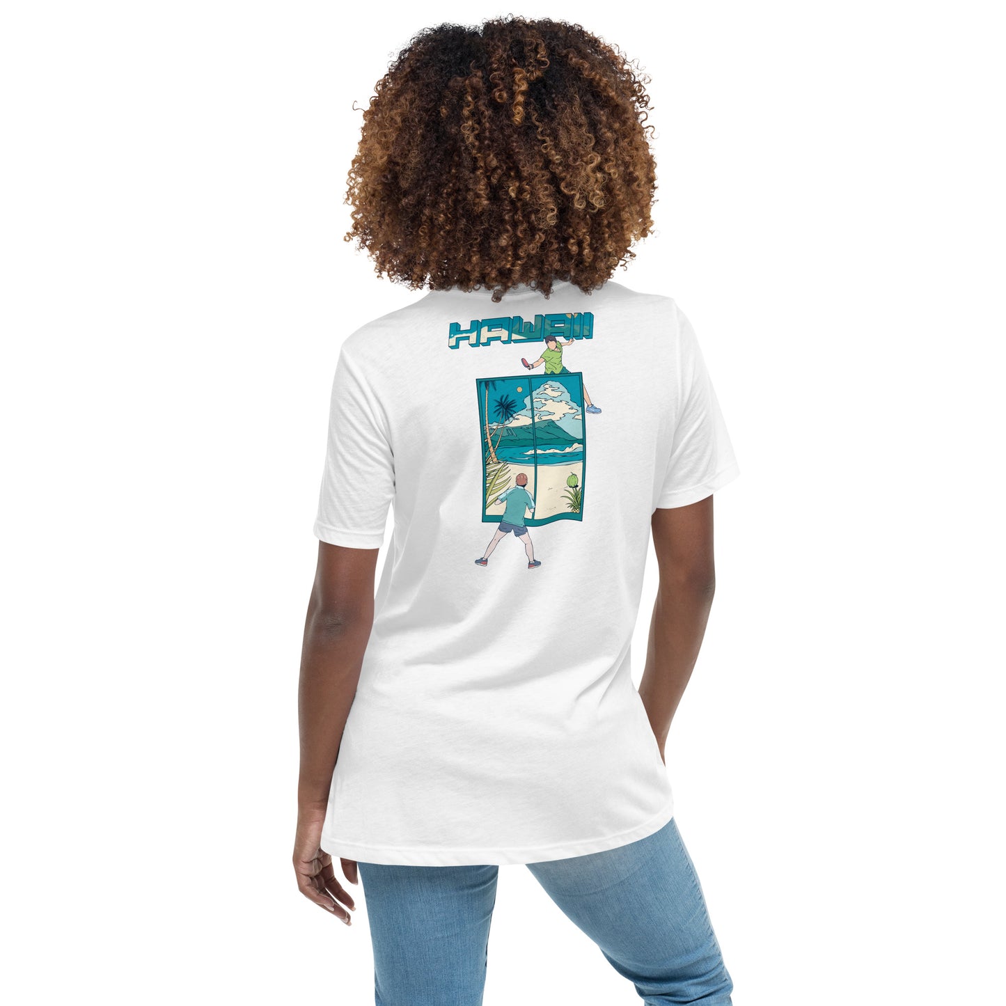 Hawaii Table Tennis Women's Relaxed T-Shirt