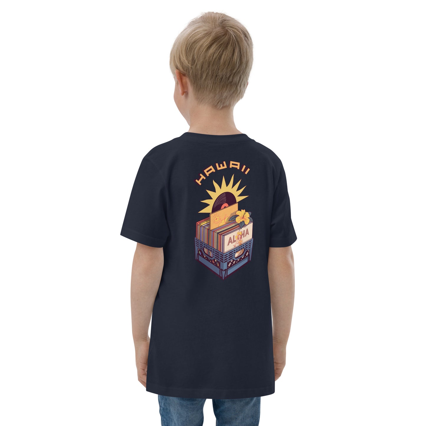 Vinyl Records Youth Jersey T-Shirt