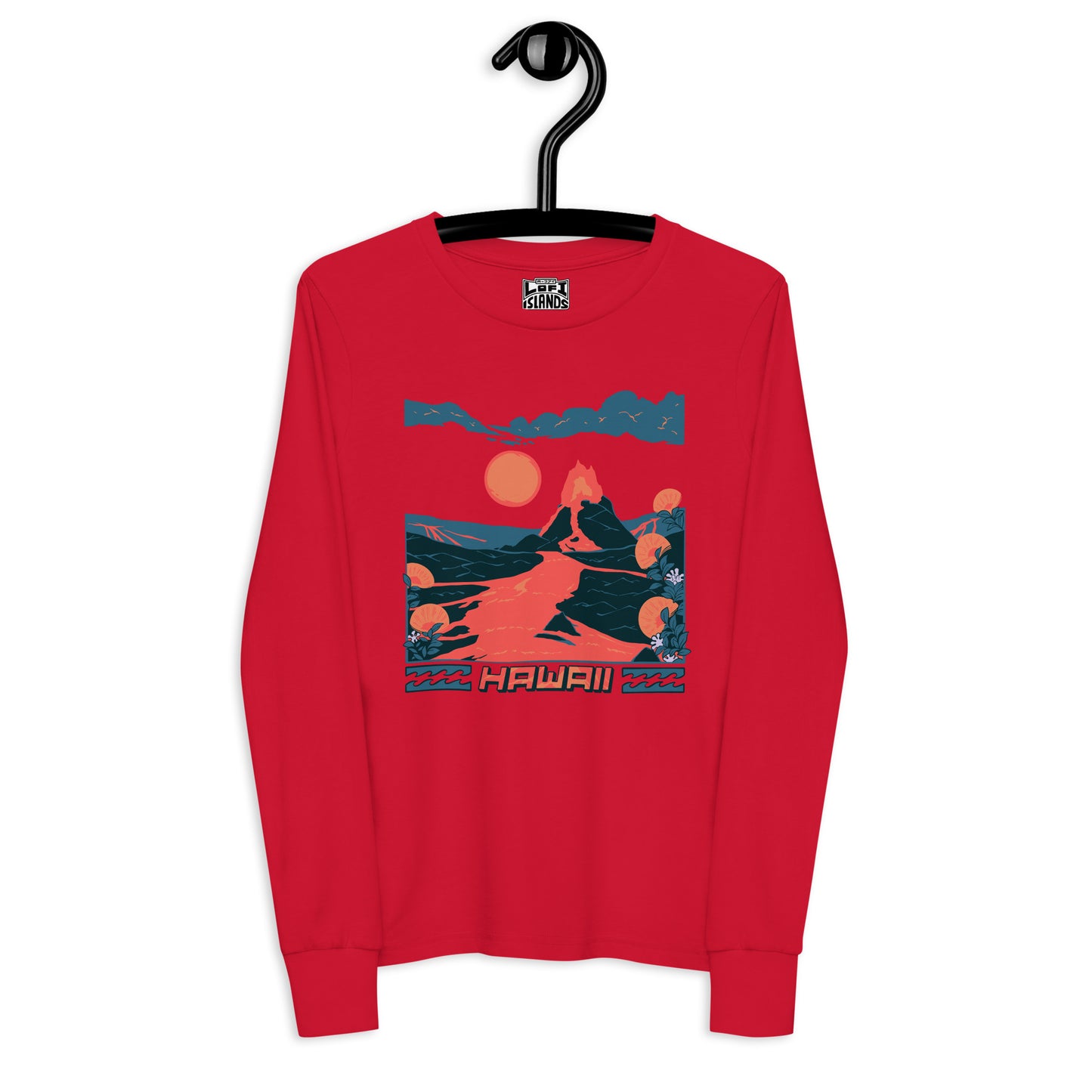 Volcano Hawaii Youth Long Sleeve Tee