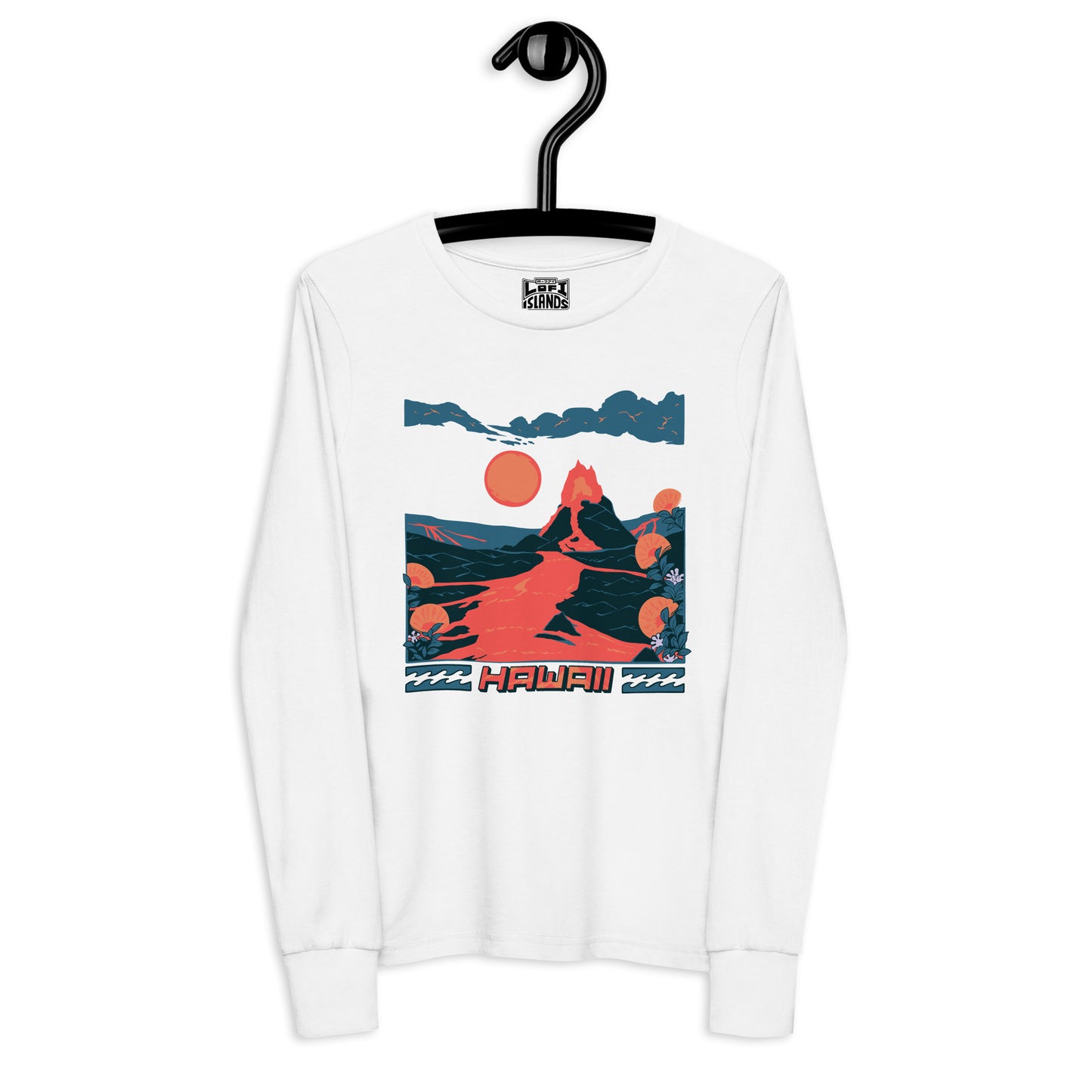 Volcano Hawaii Youth Long Sleeve Tee