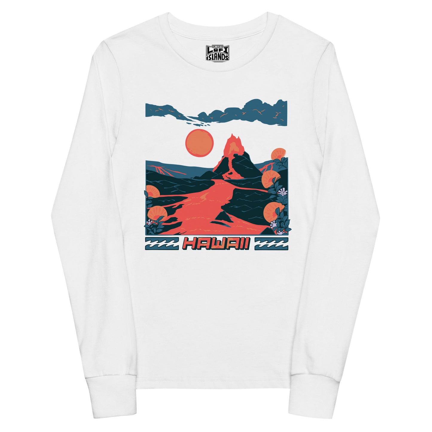 Volcano Hawaii Youth Long Sleeve Tee