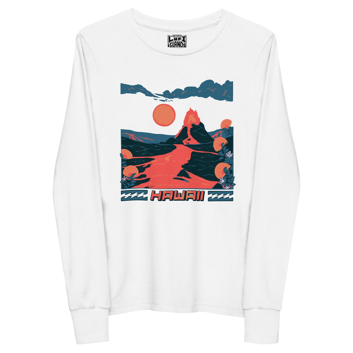 Volcano Hawaii Youth Long Sleeve Tee