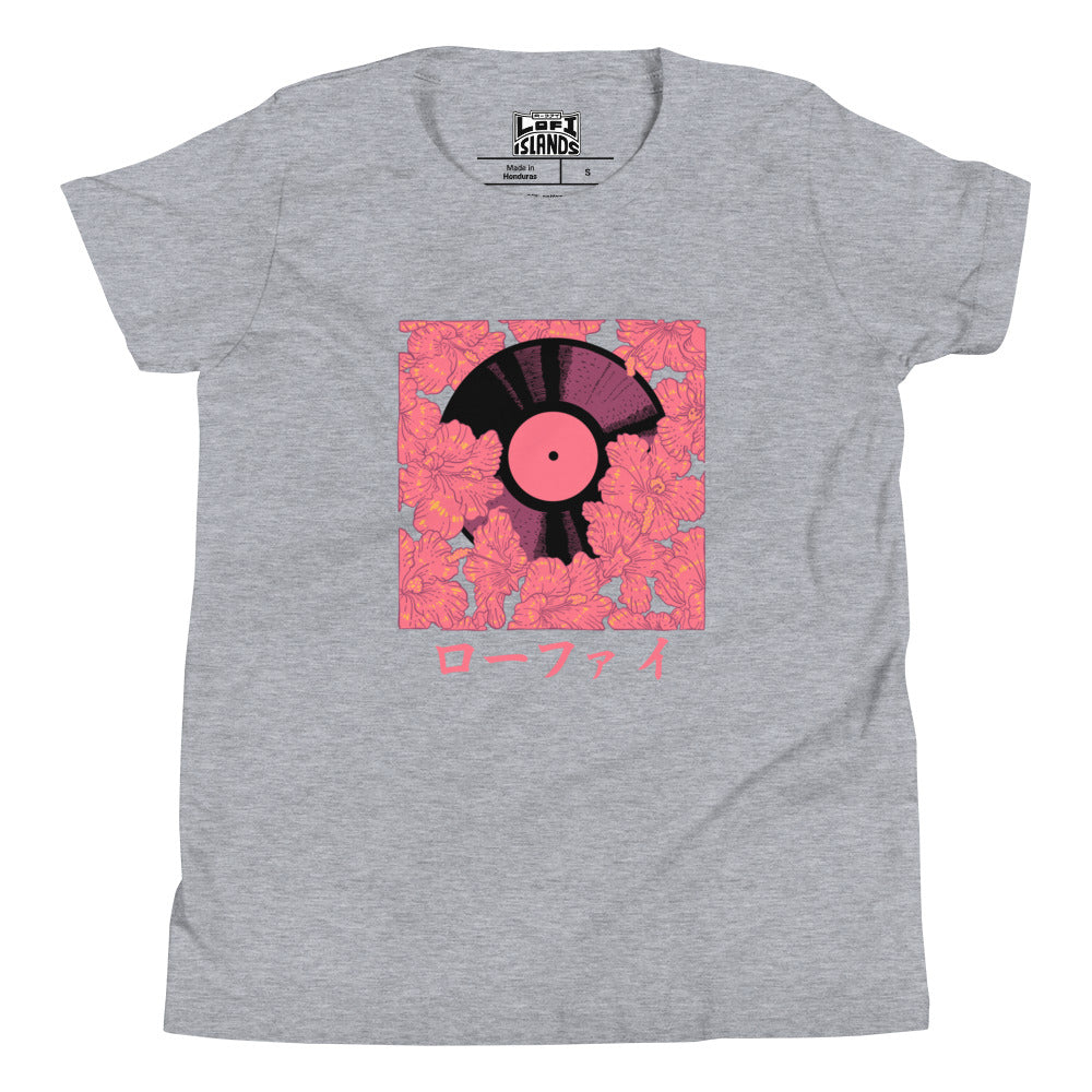 Vinyl Hibiscus Youth Short Sleeve T-Shirt