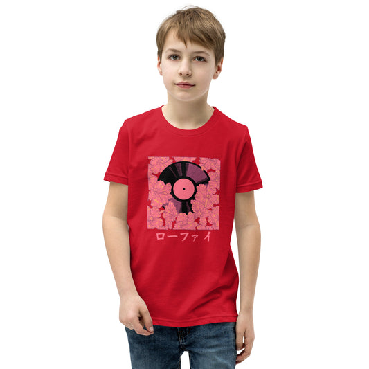 Vinyl Hibiscus Youth Short Sleeve T-Shirt