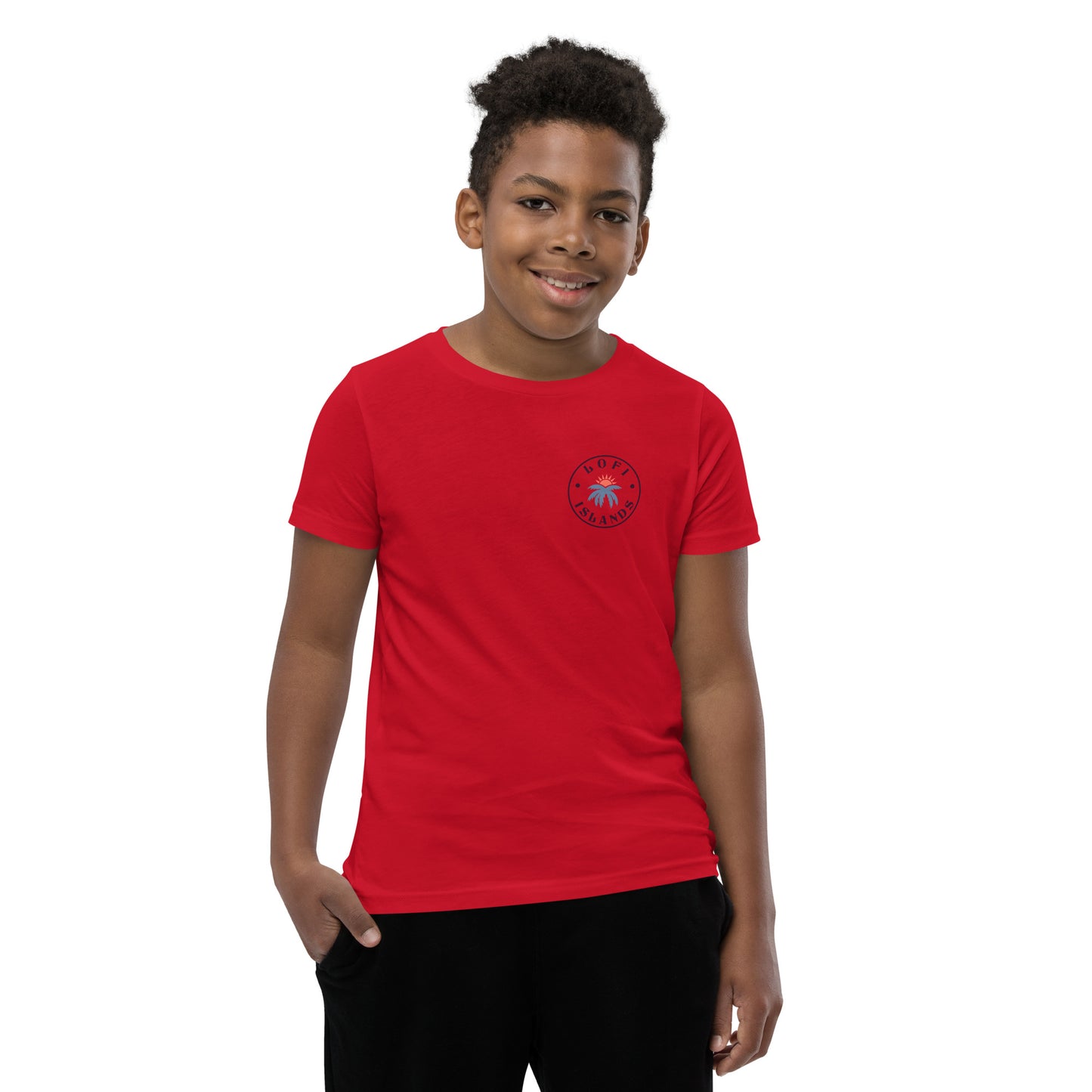 Red Vinyl Records Youth Short Sleeve T-Shirt