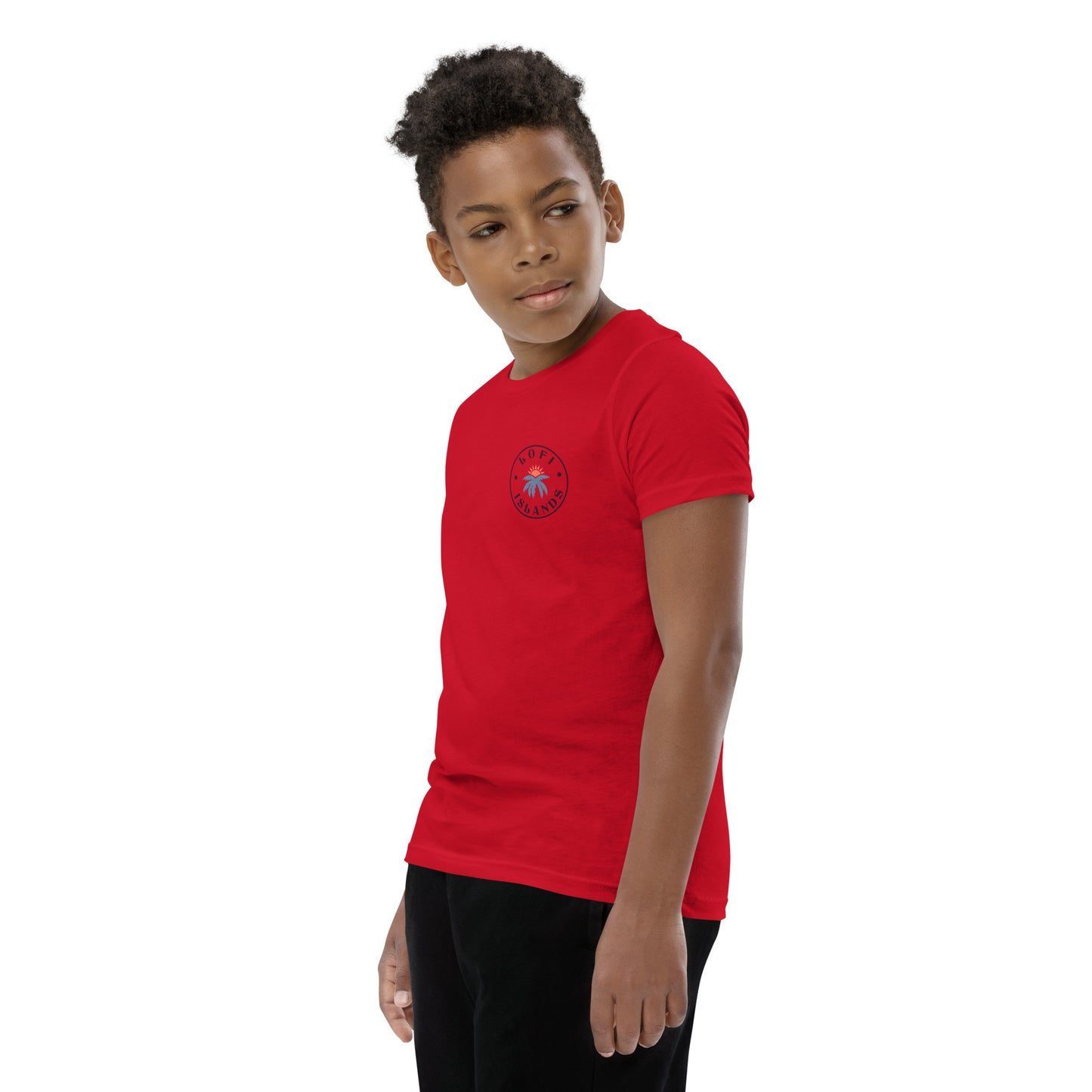 Red Vinyl Records Youth Short Sleeve T-Shirt