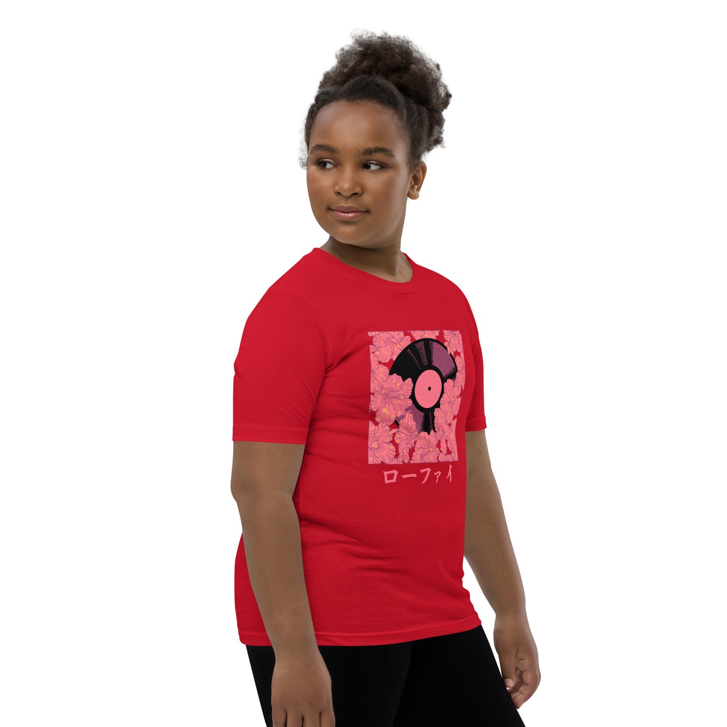 Vinyl Hibiscus Youth Short Sleeve T-Shirt