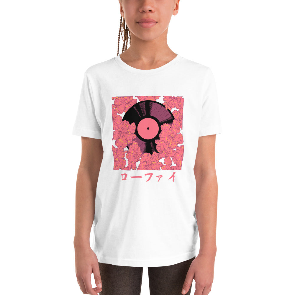 Vinyl Hibiscus Youth Short Sleeve T-Shirt