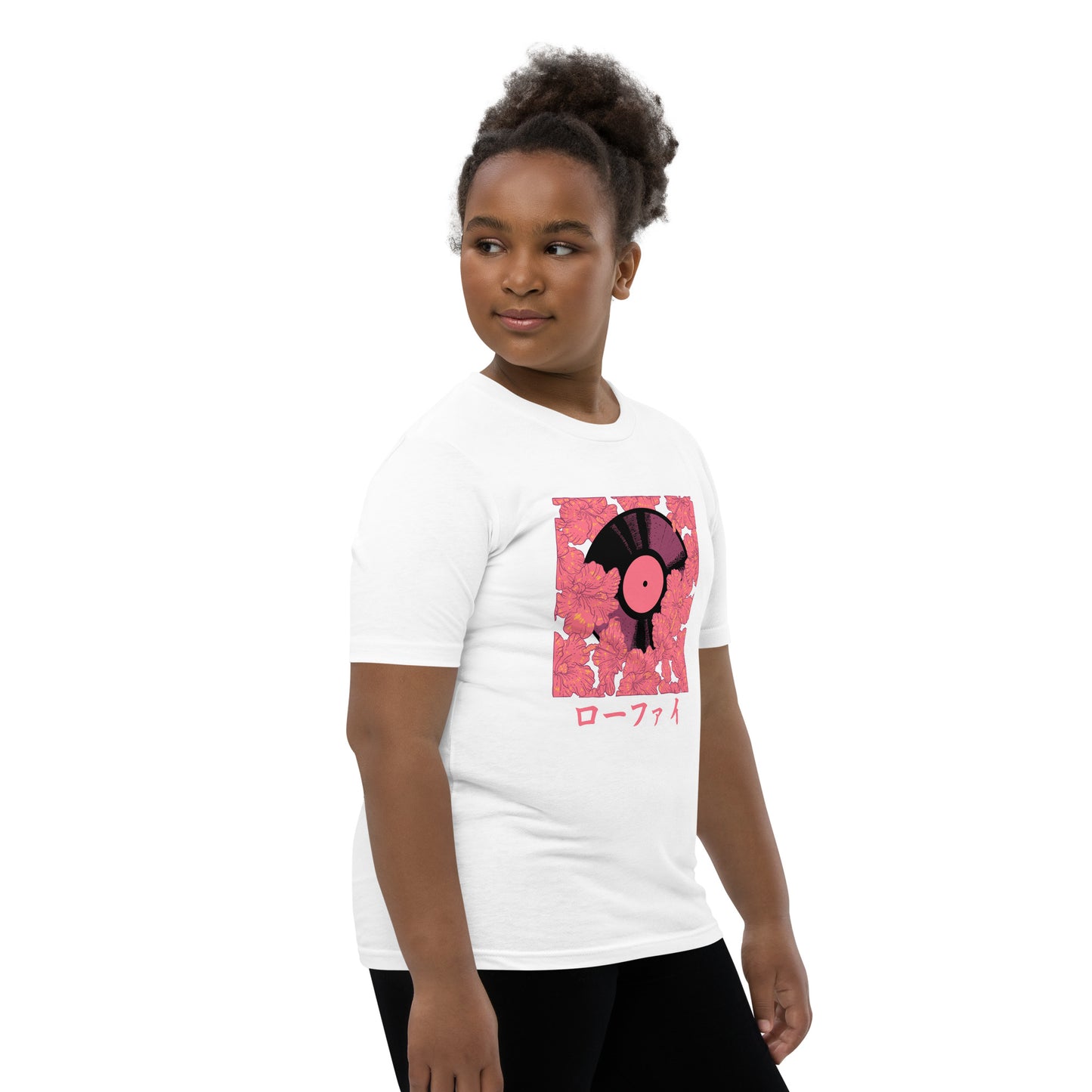 Vinyl Hibiscus Youth Short Sleeve T-Shirt