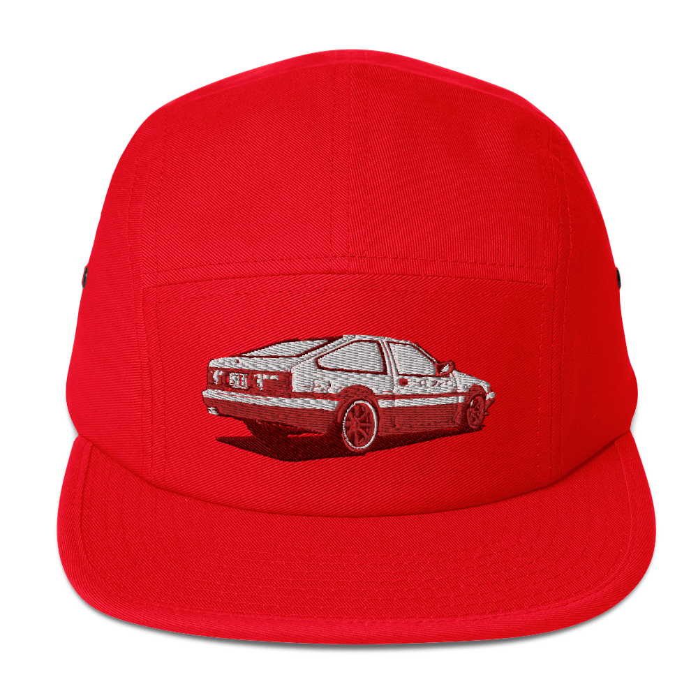 Hachi Roku Red Five Panel Cap