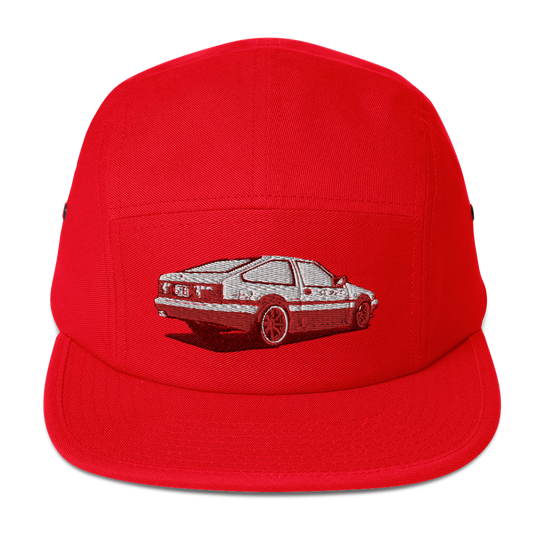 Hachi Roku Red Five Panel Cap