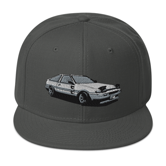 Hachi Roku Grey Snapback Hat