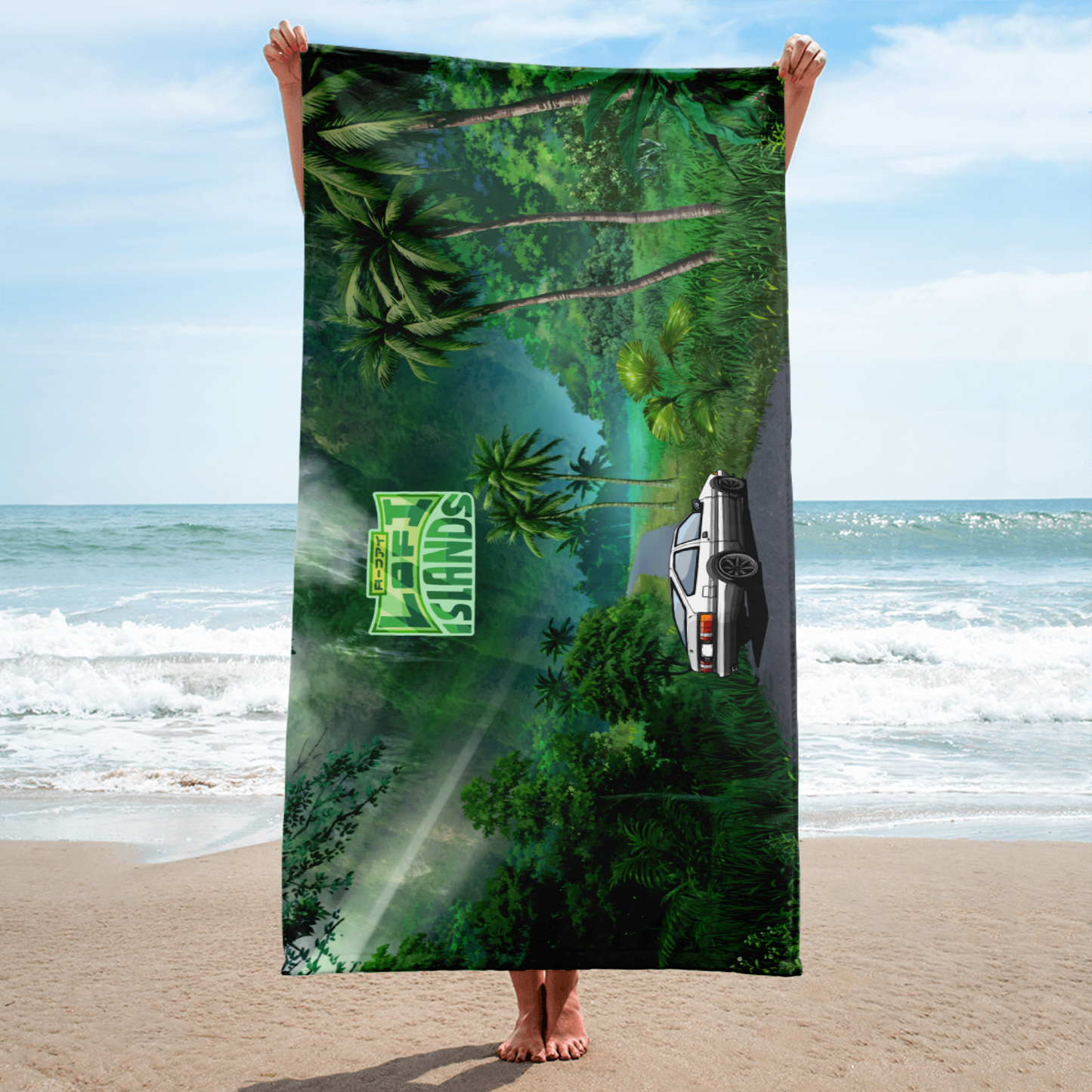 East Side Island Drive Towel